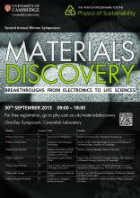 Materials Discovery Poster