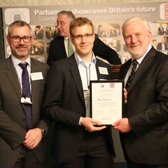 Jan Mertens wins SET for Britain award at event hosted in Parliament